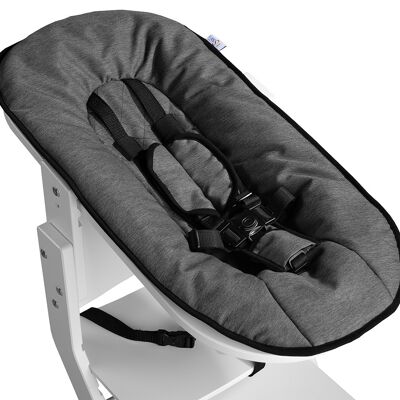 Fixation bébé tiSsi® pour chaise haute tiSsi blanc - anthracite