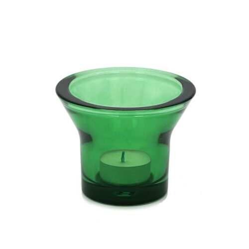 LUMI tealight holder green