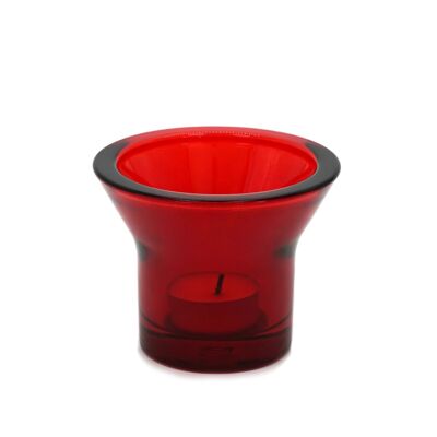 LUMI tealight holder red