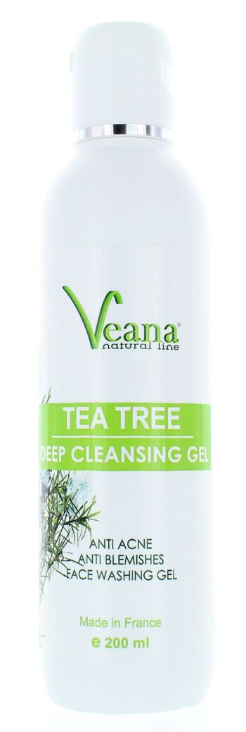 Savon visage anti-acné à l'arbre à thé (200 ml) 1