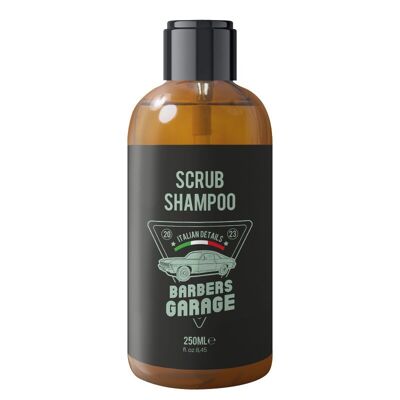 Champú exfoliante exclusivo de Barbers Garage (250 ml)