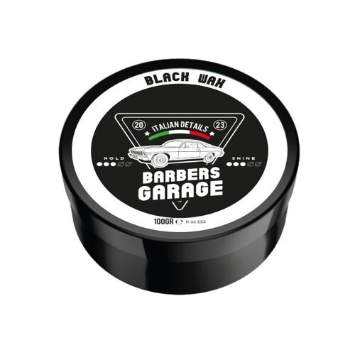 Barbers Garage schwarzes Haarwachs gegen graue Haare (100g)