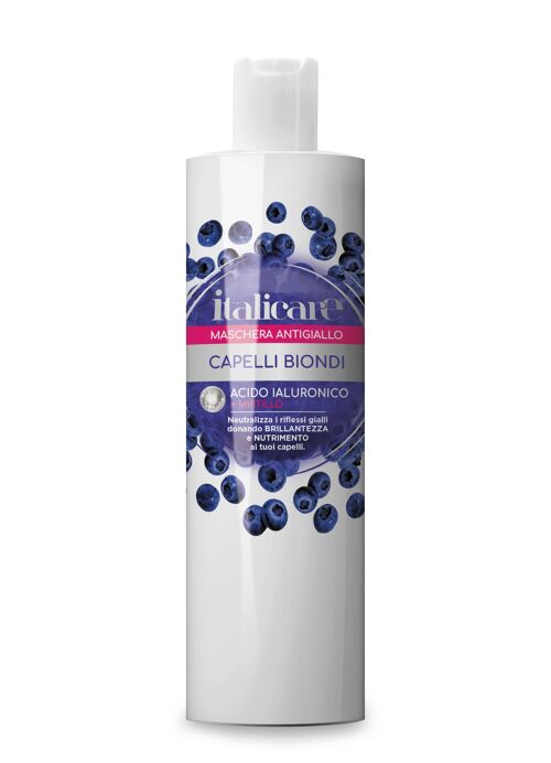 Hyaluronsäure Blaubeer Haarmaske (300ml) Anti-Gelbstich