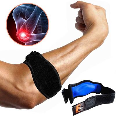 Tennis Elbow Support Gym Brace Golfers Strap Epicondylitis Band Clasp Arthritis