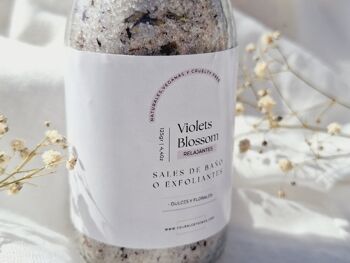 Sels de bain ou gommage Fleur de Violette 125gr 2