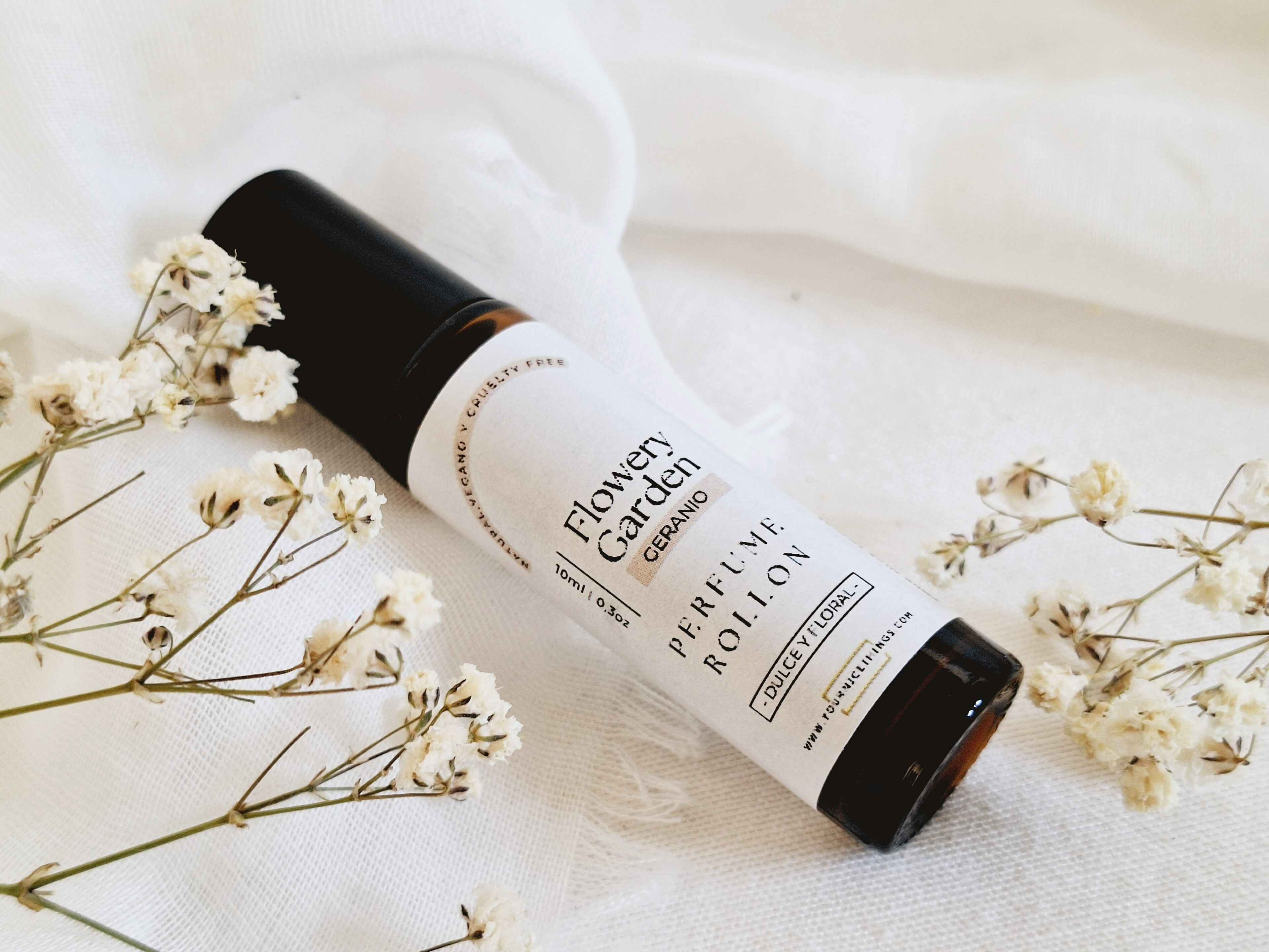 Parfum roll-on Jardin Fleuri (géranium) 10ml