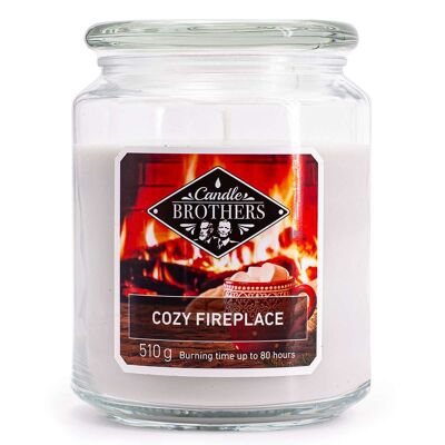 Bougie parfumée Cosy Cheminée - 510g