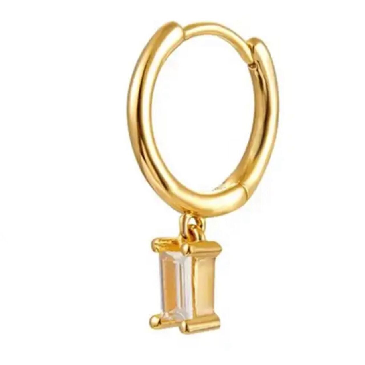 Fibbia Eryn in zircone arancione dorato