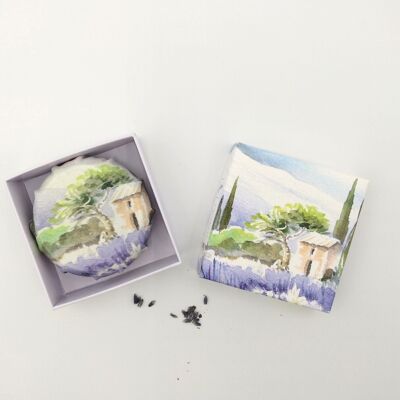 „Lavendelblüten“-Seife und passende „Cabanon“-Box