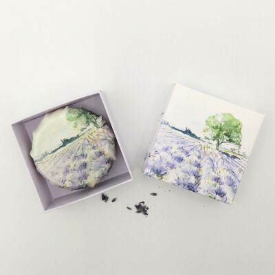 “Lavender Flower” soap & matching “Lavender” box