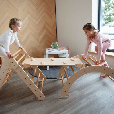 Conjunto de triángulo de escalada para niños