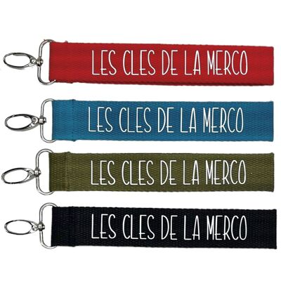 Porte clés, les clés de la merco