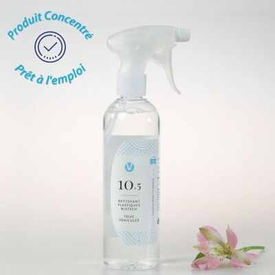 Detergente biotecnologico per plastiche di veicoli n. 10.5
