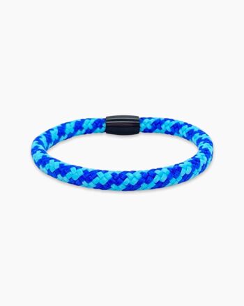 Bracelet cordon homme - Erebus Bleu clair/bleu 3