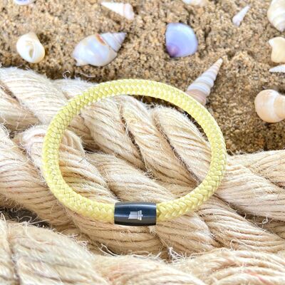 Pulsera de cordón para hombre - Erebus Amarillo