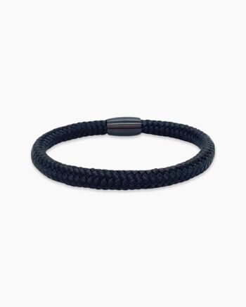 Bracelet homme fermoir magnétique noir - Erebus Black 3