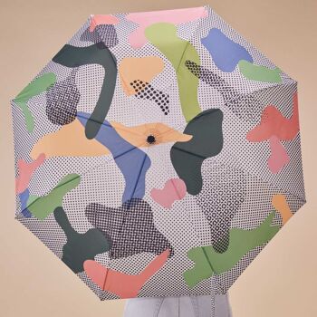 Umbrella Dots Parapluie compact écologique résistant au vent 5