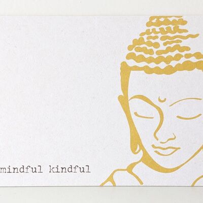 Carte postale « mindful kindful » - bon esprit
