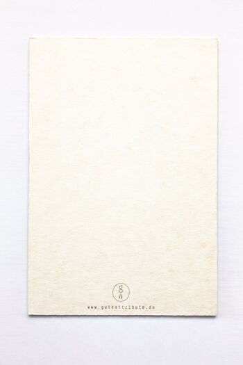 Carte postale "Dear Mum" - design rétro pour le meilleur du meilleur sur carton de bois de pâte à papier 2