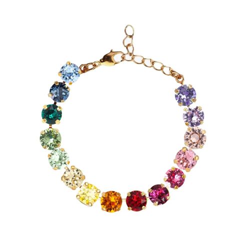 Bracciale tennis arcobaleno