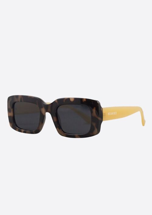 ECO-FRIENDLY SUNGLASSES (POLARIZED) - IDA BLACK TORTOISE BEIGE