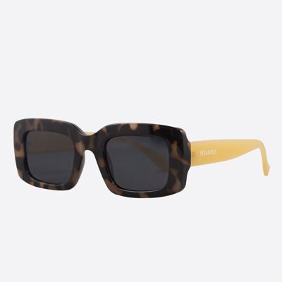 ECO-FRIENDLY SUNGLASSES (POLARIZED) - IDA BLACK TORTOISE BEIGE