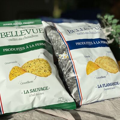Artisanal chips from the North - MIX Nature and Wild Garlic