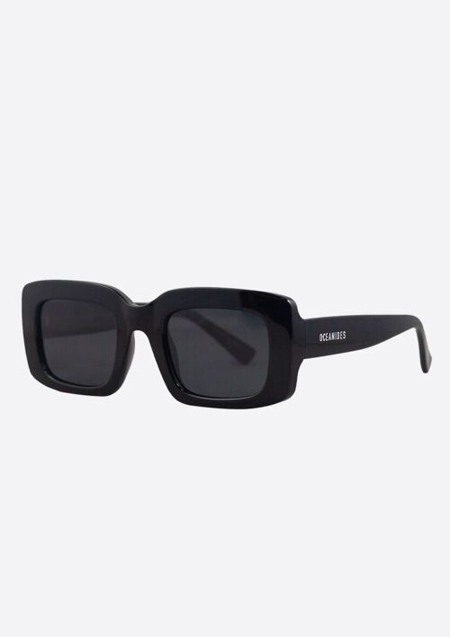 ECO-FRIENDLY SUNGLASSES (POLARIZED) - IDA SHINY BLACK