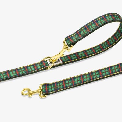 GREEN TARTAN leash