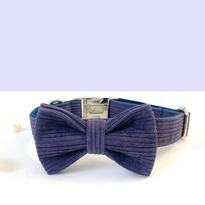 Lavender Corduroy Bow Tie