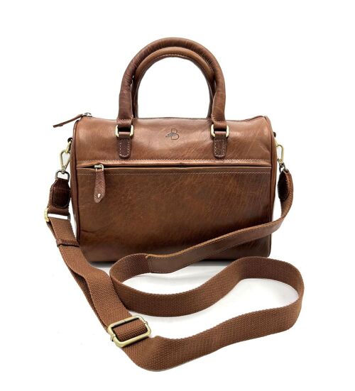 Genuine Leather shoulder bag, Brand Basile, art. BA3674TI