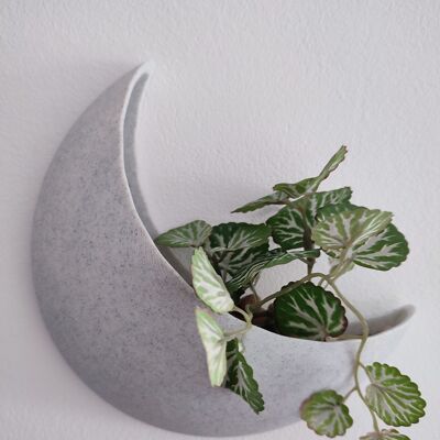 Maceta colgante con forma de Luna - Decoración para el hogar y jardín