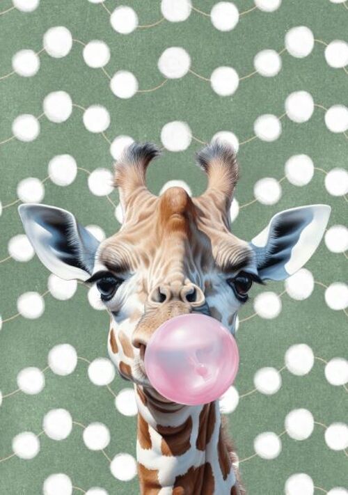Sustainable Postcard - Giraffe