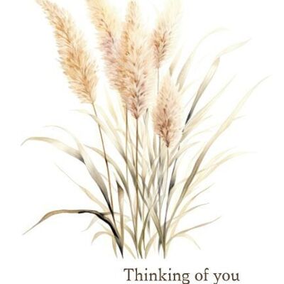 Sustainable postcard - Thinking of you