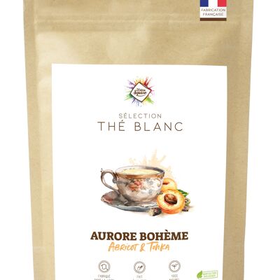 Thé blanc - Aurore Bohème - Abricot et tonka