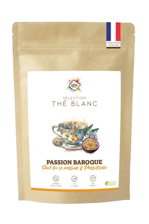 Thé blanc - Passion baroque - Fruit de la passion et passiflore