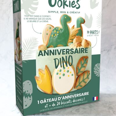 Atelier gâteau d'anniversaire Dino -Ookies®