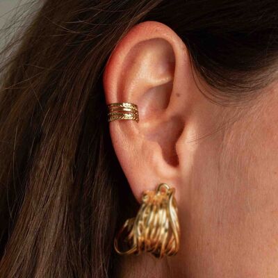 Earcuffs Sita - bijou d'oreille texturé