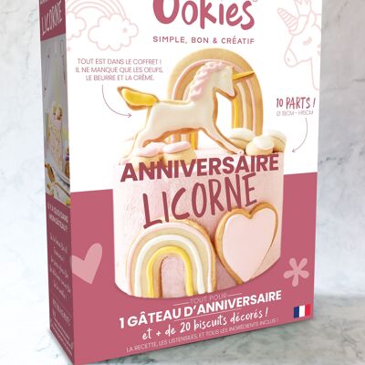 Atelier gâteau d'anniversaire Licorne-Ookies®