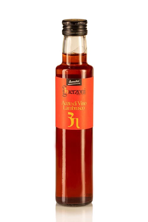 Red Wine Vinegar 6% from Lambrusco grapes 250 ml Organic/Demeter