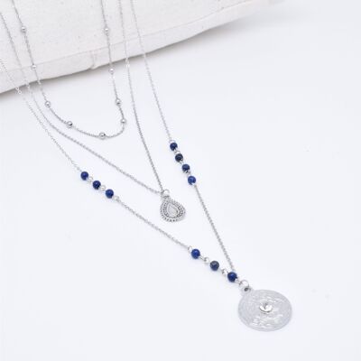 NECKLACE - BJ210112AR-BL