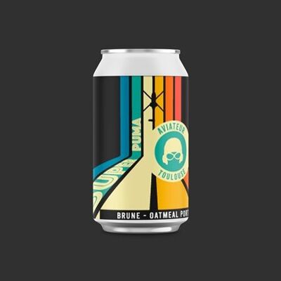 Super Puma - Cerveza en lata de 33cl, tipo marrón - 5,5%