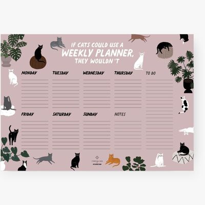 Weekly Planner / Petisfaction "CATS"