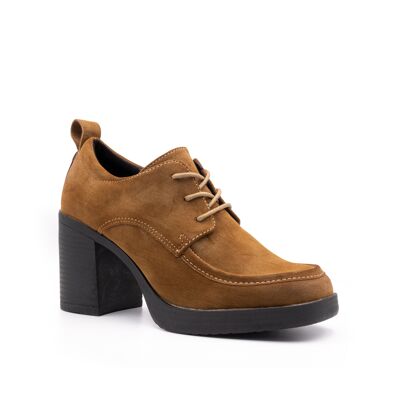 Heeled Loafers with Laces