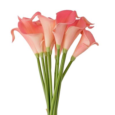 Tocco reale calla 34.5 cm di lunghezza - Rosa chiaro