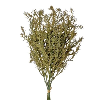 Faisceau de plantes artificielles Romarin, 6 brins, hauteur 47 cm - Vert