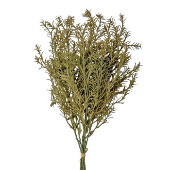 Faisceau de plantes artificielles Romarin, 6 brins, hauteur 47 cm - Vert