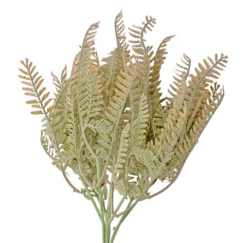 Artificial fern bouquet, 36cm high - Pale yellowish green