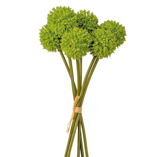 Bundle of 6 decorative plants, 27 cm high - Green
