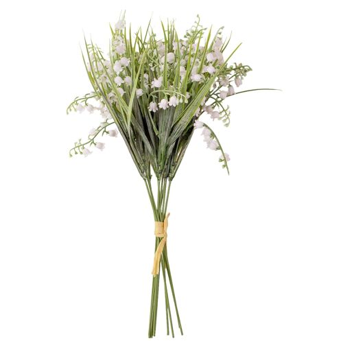 Bunch of lily of the valley, 10 strands, 36cm high